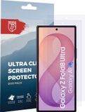 Rosso Screen Protector Geschikt voor Samsung Galaxy Z Fold 8 Ultra | Ultra Clear Duo Pack | TPU Folie | Case Friendly Beschermfolie | 2 Stuks