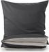 Blumtal Premium liter beddengoed set, omkeerbaar design, 155x200 cm en 2 kussenslopen van 80x80 cm - Microvezel beddengoed, 3-delig, Moonlight Grey/Anthrazit