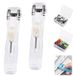 Mini-agrafeuse portable avec 100 agrafes - Blanc