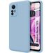 Tumundosmartphone Ultrazachte siliconen beschermhoes voor Xiaomi Redmi Note 12S, blauw