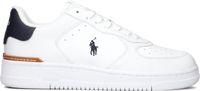 Polo Ralph Lauren Masters Court Low Top Sneakers - Leer - Heren - Wit - Maat 39