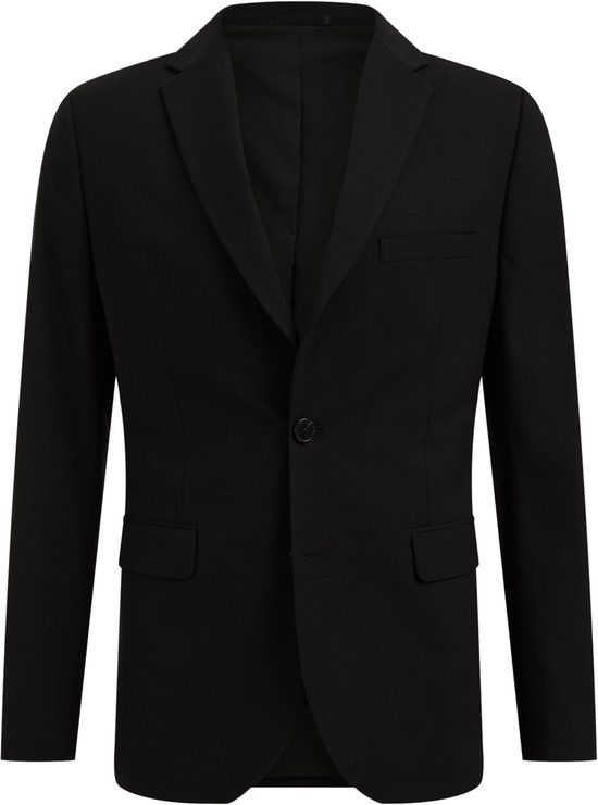 WE Fashion Heren slim fit blazer Zwart