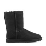 UGG Classic Short Suede Ankle Boots - Black