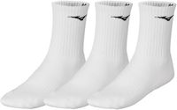 Mizuno Training Sokken Senior (3-pack) - Wit - Polyester - Maat 41-43