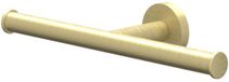 IVY Toiletrolhouder Dubbel - Geborsteld Mat Goud PVD