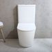 Hudson Reed Duoblok toilet modern avec abattant soft-close - blanc (chalk)