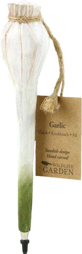 Wildlife Garden Pen Knoflook Houtsnijwerk - Zwart - M (Medium) - 1 stuk(s)