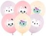 PartyDeco - Latex ballonnen 'Gabby's Dollhouse' - mix pastelkleuren - 6 stuks - 30 cm