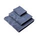 Scalpers Handdoekenset doodskop (kaptafel 30 x 50 cm + handen 50 x 90 cm + bad 70 x 140 cm) 100% katoen, blauw Home