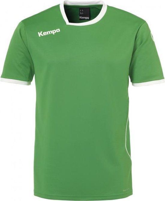Kempa Curve Shirt - Groen/Wit - Maat 128 - Heren