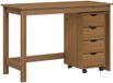 vidaXL - Bartafel - Honingbruin - Massief grenenhout