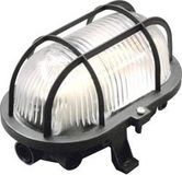 Müller-Licht Oval Lamp voor vochtige ruimte E27 Zwart