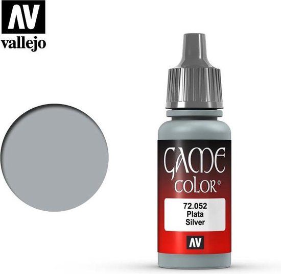 Vallejo Game Color - Silver - 18ml - Acrylverf - 72052