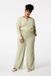 MS Mode Broek Wide-leg broek met overslag strikceintuur Licht mint