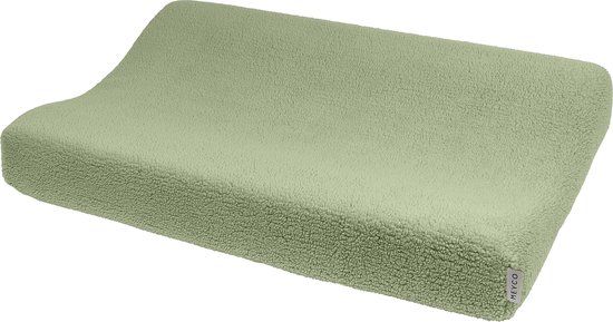 Meyco Baby Teddy aankleedkussenhoes - olive green - 50x70cm