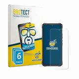 BROTECT - Screenprotector voor Cubot King Kong ES 3 - Folie Beschermfolie transparant 6 Stuks