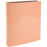 Exacompta Aquarel 25 mm Ringband Karton, Papier A4 4 Ringen Koraal 51567E