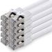1aTTack.de CAT.7 netwerkkabel patchkabel SFTP PIMF LSZH Gigabit LAN-kabel 10 Gb/s 1,0 m wit - 10 stuks