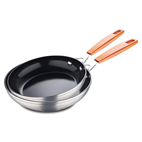 San Ignacio Compact Grillpan en Wokset - Gesmeed Aluminium - Dubbele Coating - Siliconen Handvat - 8435698812284