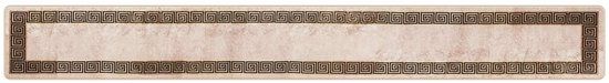 vidaXL - Tapis coureur - MARSA - Beige et Noir - 50 x 400 cm - Polyester et PVC