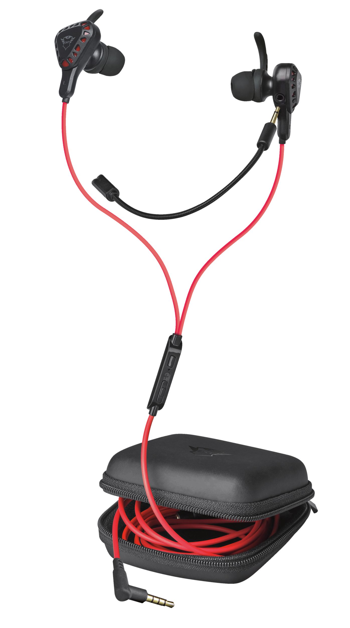 Trust GXT 408 Cobra Gaming Headset - In-ear - Black/Red