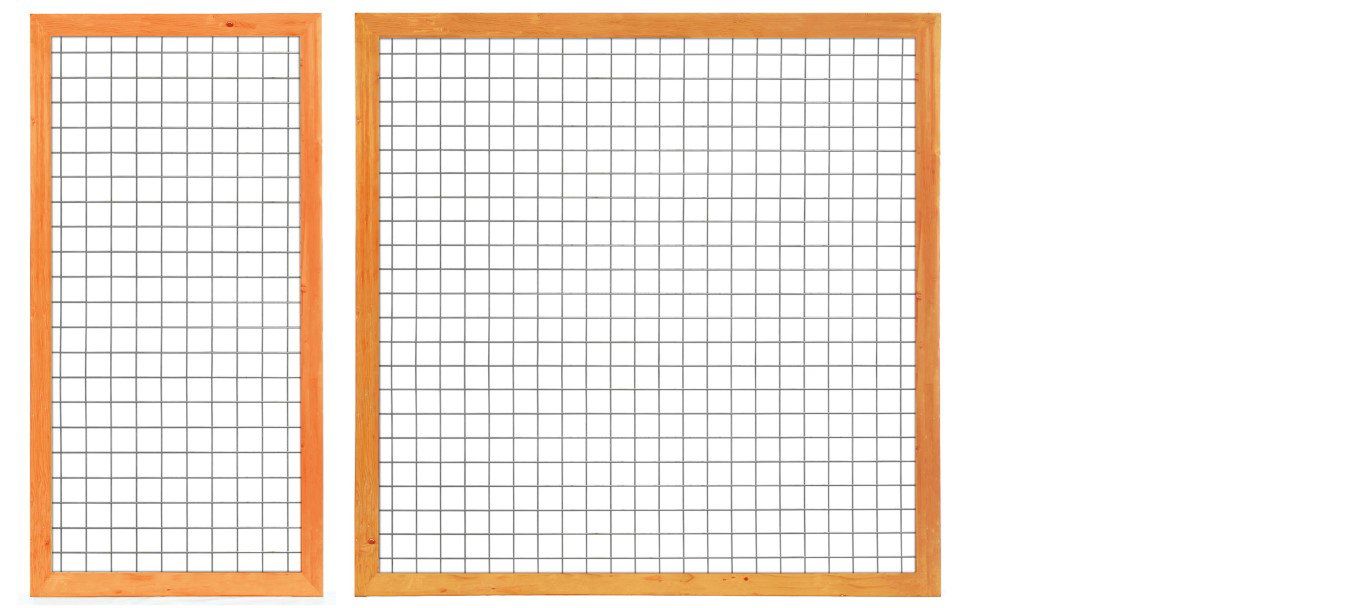 Tuindeco Gaaselement met kader Red Class Wood 90 cm