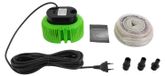 Pompe de couverture de piscine - Pompe submersible - 3000 litres par heure - Hauteur de refoulement maximale : 3,2 mètres - Protection IPX8 - Câble de 7,5 mètres - Vert