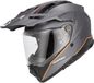 Acerbis Attack Logo Matt Endurohelm - Grijs Mat/oranje - Maat XS