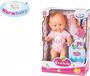 Halay Poupée de bébé rose - Poupée sourcil - 35 cm - Accessoires inclus