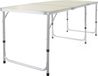 Toboli inklapbare campingtafel, 180x60x70 cm, verstelbare hoogte