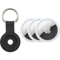 Apple AirTag 2 (3-Pack) + BlueBuilt Apple AirTag Sleutelhanger