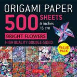 Origami Tuttle Publishing Origami Paper 500 sheets Bright Flowers 6" (15 cm)
