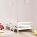Maison Exclusive - Lit en bois massif sans matelas, blanc, 90x190 cm, en pin