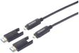 SpeaKa Professional SP-13597808 HDMI-kabel Glasvezel / HDMI Aansluitkabel HDMI-A-stekker, HDMI-micro-D-stekker, HDMI-A-stekker, HDMI-micro-D-stekker 20.00 m
