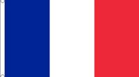 Merkloos / Sans marque Shoppartners Bv Grote vlag Frankrijk - 150 x 240 cm - polyester