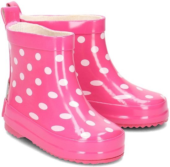 Playshoes Regenlaarzen Kinderen Stippen - Roze - Maat 24