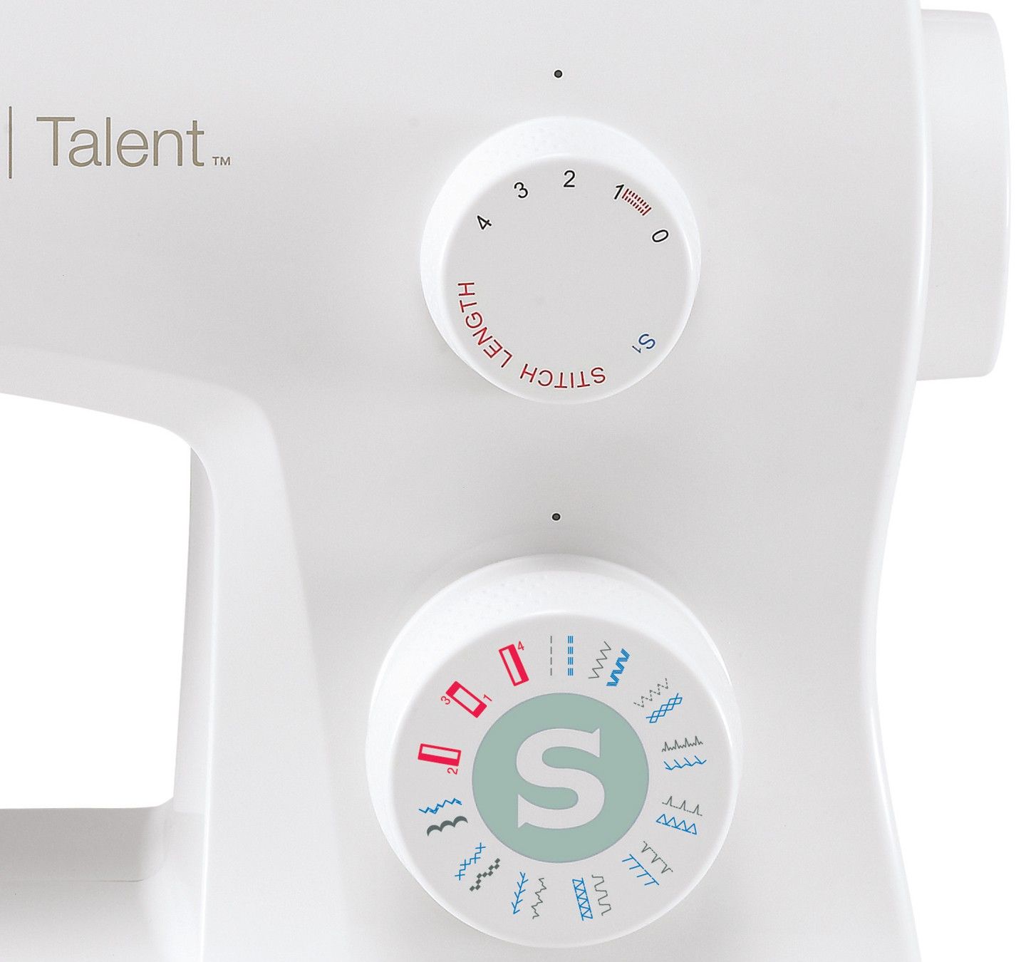 Singer Talent 3321 Naaimachine - Wit - 21 Steken - Semi-automatisch