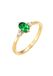 Elli Ring Dames Band Elegant met Zirkonia Kristallen Groen in 925 Sterling Zilver Ringen