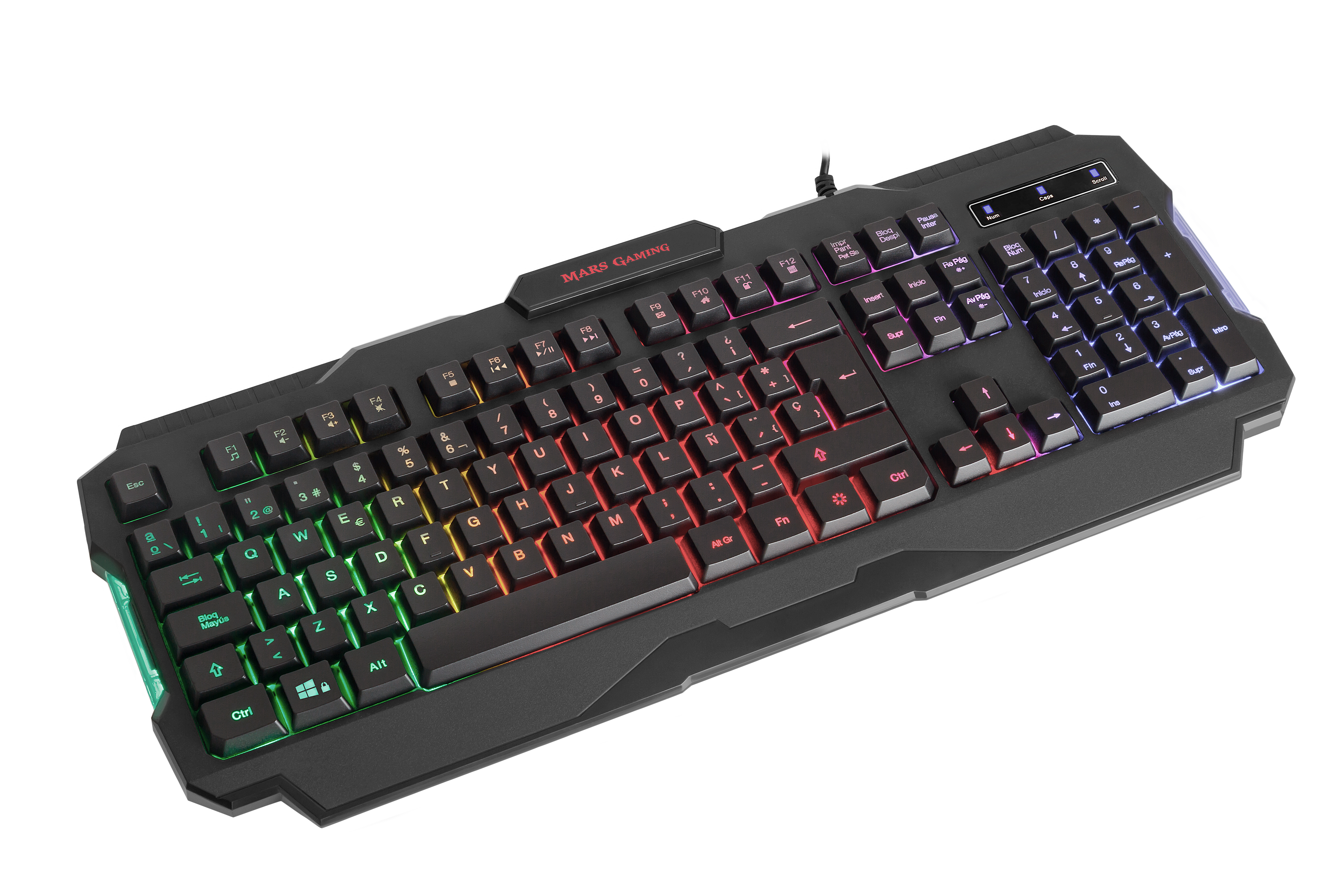 MARS GAMING MRK0 - Toetsenbord - Zwart - USB - QWERTY