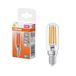 OSRAM SPECIAL T26 FIL 55 kleine LED speciale lamp met E14 fitting, slanke vorm, 4,9W, 730lm, 4000K, koud wit licht, goede allround lichtuitstraling, lange levensduur, 6-pack