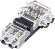 TRU COMPONENTS TC-14376144 Snelsluiting Flexibel: 0.5-0.75 mm² Massief: 0.5-0.75 mm² Aantal polen: 2 12 stuk(s) Doorzichtig, Zwart