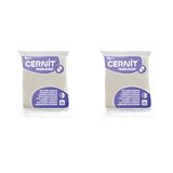 CERNIT CE9256024AMZC - Lot de 2 Pains de Pâte Polymère Translucide Phosphorescent - 2x56g