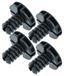 AEG 4x pieds réglables compatibles avec T8DSR864A, T8DSK862G, T8DSK844E, T8DSR803D, T8DSK862C sèche-linge, sèche-linge - pied de 3,5 cm, noir