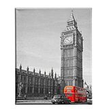 Homemania Afbeelding Londen steden en landschappen voor woonkamer, slaapkamer, meerkleurig, 45 x 3 x 70 cm, polyester, hout