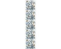 Ambiance Sticker Voorgelijmd vliesbehang - TROPISCHE BLOEMEN EN BLADEREN - 1 rol van 300x60 cm