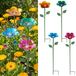 Elzusha - Set van 4 Metalen Bijenbaden voor Tuin