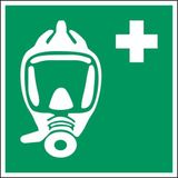 ARBOwinkel.nl Ademhalingsapparaat voor nood sticker, 200 x 200 mm