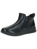 Caprice Dames Enkellaarsje 9-25416-45 022 H-breedte Zwart Leer Maat 41 EU