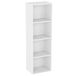 Vida Designs Oxford 4 Tier Cube Boekenkast, Witte Houten Rekken Display Opslag Unit Kantoor Woonkamer Meubels