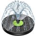 OEM Zonnepaneel Vogelbadfontein 3,5 W Glas Zwart met 7 Spuitmonden